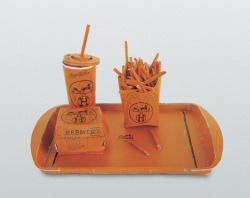 contemporary-art-blog:  New York artist Tom Sachs. Hermes Value Meal, 1997This is the Tumblr Blog of Tom Sachs.   
