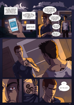 casualcrusader:  okay, so i had this idea for some sterek fanart which somehow turned into a comic page, i guess? There needs to be a full Sterek comic book that comes out every couple weeks… 
