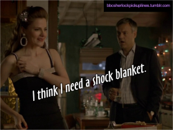 &ldquo;I think I need a shock blanket.&rdquo; Submitted (with photo) by sherlockholmes1.
