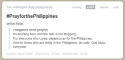  So Today I Saw The Post About Praying For The Philippines And My Heart Dropped.