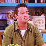 rachelsgreen:  Chandler Bing and his facial expressions 