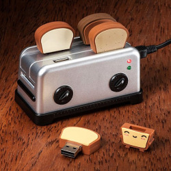 tart-pastry:  Piping hot data, served up from a toaster U.S.B. hub and toasted flash drives. 