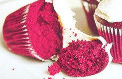  God Save→Red Velvet Cupcake A red velvet cupcake is a popular cake with a dark red, bright red or red-brown color. It is usually topped with cream cheese icing. The reddish color is achieved by adding red food coloring. 