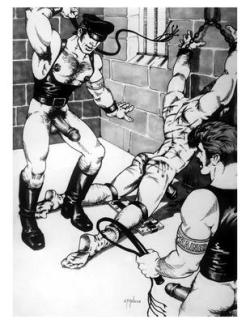 gaycomicsandmore:  Check out my archives at:    http://BeautifulMenGayPics.tumblr.com/archiveand   http://GayComicsAndMore.tumblr.com/archive  punishment cell in the Black New World Order but the punishers won&rsquo;t be any edomite inferior slave