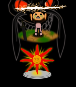 The Binding Of Dark Souls: Warrior Of Sunlight With Isaac  And With This Marks The