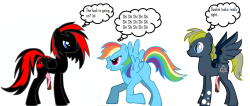 Shi Shi Shi. lol, here is another edit with both of our OCs &amp; even rainbow dash! :D