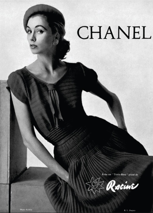 Suzy Parker for Chanel, cir. 1950s