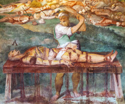 Scenes of Martyrdom Drastic frescoes by Niccolò Pomarancio and