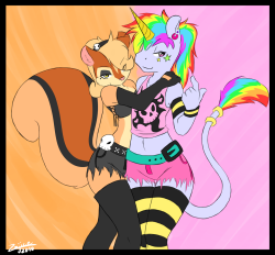 Black and Rainbows - by Zajice Man, furry traps&hellip; HNNNGG