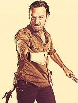 Rick Grimes, The Governor, Daryl Dixon, Merle Dixon and Michonne Promotional Pictures for Season 3 of The Walking Dead