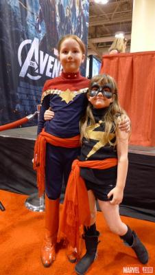carolcorps:  mollydanger:  marvelentertainment:  Check out these awesome Ms. Marvel and Captain Marvel cosplayers at Fan Expo 2012!  This is why Molly Danger exists.  You two are Awesomeriffic. 