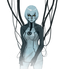 me-patra:  android glados fanart for melo 