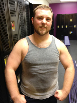 Bayoubear42:  Drttalk:  I Am Completely Drenched From Today’s Workout.  Woof! I’d