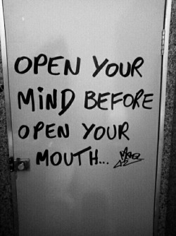 mind before mouth