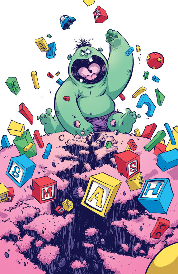 danhacker:  Skottie Young’s Marvel NOW! Baby Variant Covers Following the success