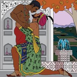 queermuslims: indophilia:  Mahmud of Ghazni and Malik Ayaz. Mahmud of Ghazni founded the Ghaznavid Empire and ruled as a sultan. He fell in love with Malik Ayaz, a Turkish slave, and their relationship became the epitome of idealized love in Islamic legen