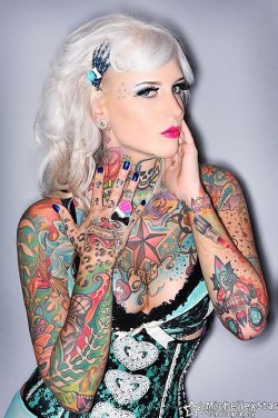 womenwithink:  Lexy Hell by MichelleXStar Our FB page here: Women with Ink Our Twitter here: https://twitter.com/womenwithink