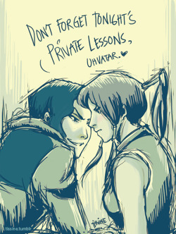 Tissine:  The Way Tahno Said “I Can Give You Some Private Lessons” To Korra Was