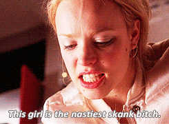 wholove:   redbeautyqueens:  #best plot twist in modern film history  #lol ok Regina you keep writing in your little book whatever Cady got you goo-OH HOLY FUCKING MOTHER OF JESUS CHRIST SHE JUST PUT HER OWN—WHAT?—WHAT GAME ARE YOU PLAYING?!! 