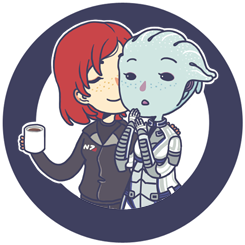 toy-panda:  So I made stickers. Yes, that is Javik/airlock and no, I don’t regret anything. 