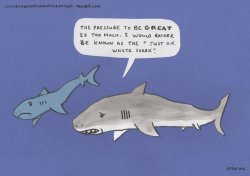 sharks-ahoy:  The weight of society. 