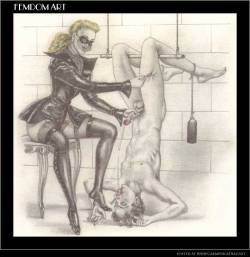 erotichumiliation:  humiliating orgasm art by bernard montorgueil 