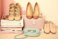 #shoes #heels #hip #pastel #telephone #vintage