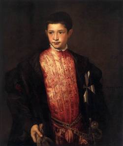 thisblueboy:  Titian, Ranuccio Farnese, 1542, National Gallery of Art, Washington 