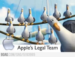 9gag:  Apple’s Legal Team 