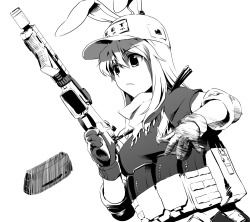 pescarolooreca:  One of the so-called Gensokyo’s “Operator”: Reisen Udongein Inaba. (Art by Byeontae Jagga and didloaded). 