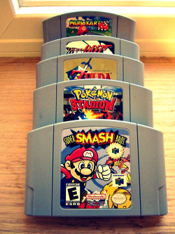 crunchybacon:  w0mbraider:  this was my childhood! i think i still have all these games somewhere  only thing missing is mario 64 