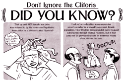 Bleachod:  Strickycub:  Dirtyberd:  The Clitoris: Nature’s Tiny Dick  “Your Dick?