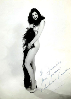  Signed vintage 50&rsquo;s-era promo photo of Fabulous Fanny..    Photo courtesy of the Janelle Smith collection.. 