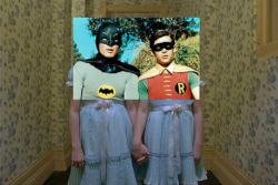 #batman and robin #batman #robin #hip #vintage #holding hands