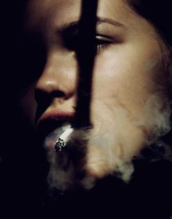 Ausbluten:  Smoking Ksenia Komleva By Michael Donovan 