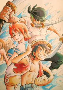 magikarp-sama:  Classic One Piece by ~AnnouncerGuy