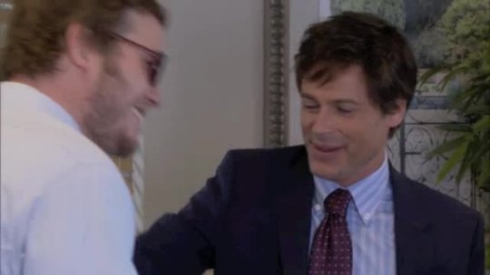 drowningz:  grapes-of-plath:  epitomeofnerd:  theendofaspark:  this is never going to not be funny   Rob Lowe says “that is fucking hilarious” with the straightest face ever  Bless you, Chris Pratt  This is the hardest I’ve laughed in so long 