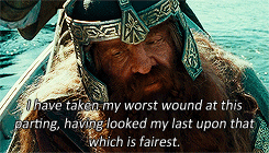 confusedtree:  10followedfelagund:  nimrodels-deactivated20130224: The Lord of the Rings Meme | ten scenes (2/10) Farewell to Lórien.   This is my favorite fucking scene.  If you’ve read the Silmarillion, you know who Fëanor was. If you don’t,