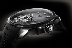  Black TAG Heuer carrera black rubber automatic watch 