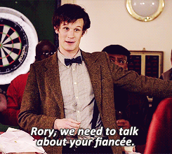 riverscare:  lady-master:   #i love how he points to his shirt   #i would marry rory so fast i’d blow a hole in the space-time continuum  #why does nobody talk about this scene #honestly just look at his face #he’s crushed #and right after that