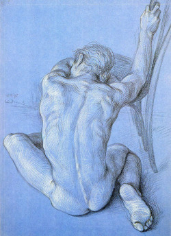 antonio-m:  Paul Cadmus: Nude Male (1995)