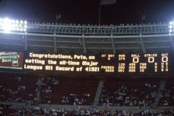 BACK IN THE DAY |9/11/85| Pete Rose breaks Ty Cobb&rsquo;s record and sets the all-time Major League Hit Record.