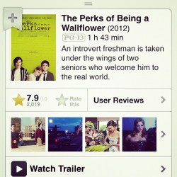 Someone go see this with me next week! #Perks (Taken with Instagram)