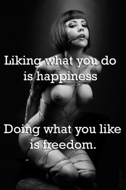 whips-chains-and-ducttape:  Complete freedom…to be who we are…what we are….what we love!