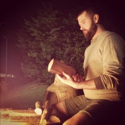 fuzzpup:  duckumu:  @fuzzpup manning the fire pit (Taken with Instagram)     in CT for my niece’s bday. This was the marshmallow, bourbon and fire part of the evening.