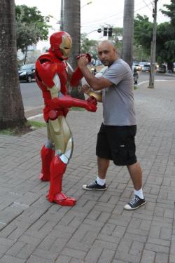 There Are Two Fucked Awesome Super-Heroes In This Photo. Iron Man And My Dad.
