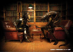 Me (Predator) Having A Refined, High Class, Intellectual Moment With My Girlfriend