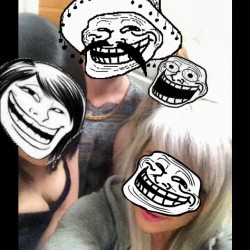 Turns out I got bored last night! Haha @jessicaaaaa_ @missmelayne @piakroner #rage #troll #meme #selfies #wehasacutebromance  (Taken with Instagram)
