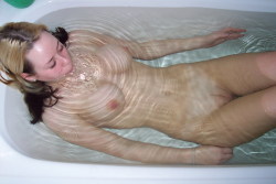 Taking a cool bath after a hard fuck PLEASE LIKE MY FACEBOOK PAGE for more: Bonermaterial                                                                                                  