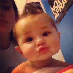 mommy-breanne:  Omfg #duckface (Taken with